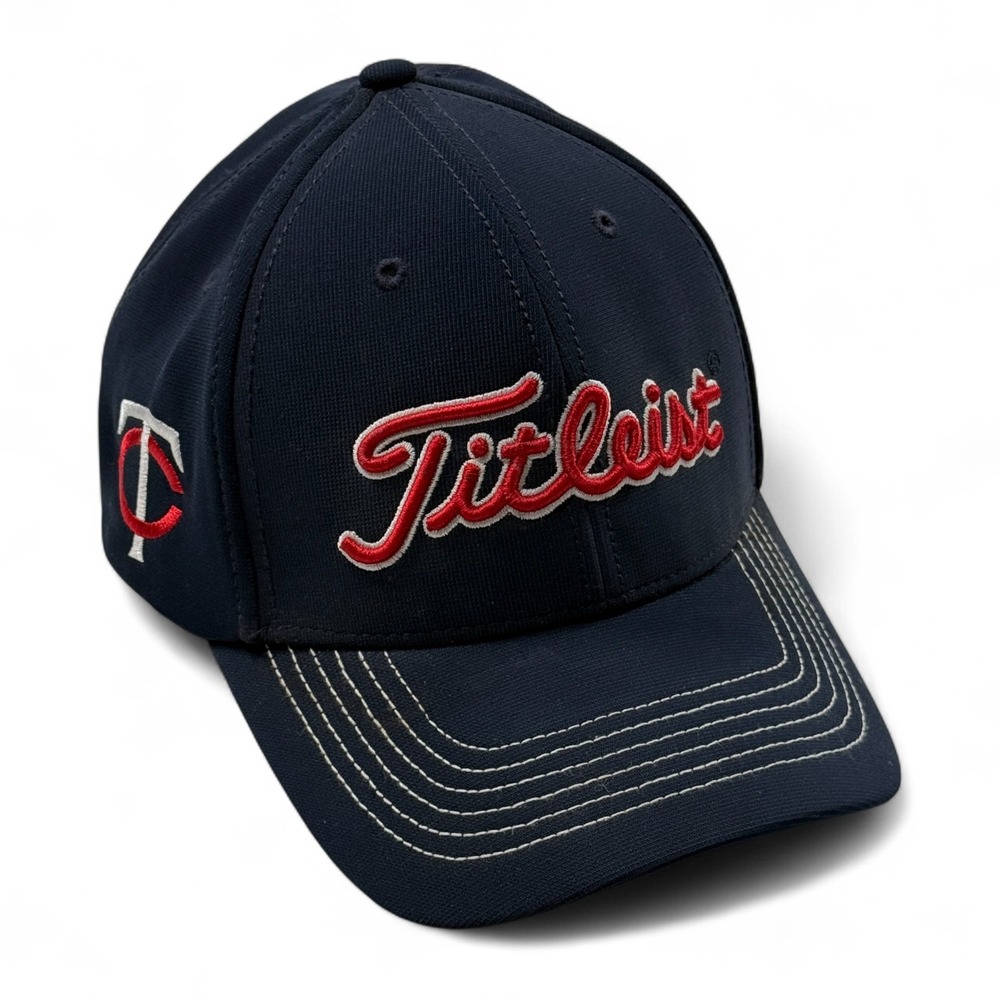 47 Brand Titleist x Minnesota Twins Baseball Golf Hat Blue Medium Large Cap Golf